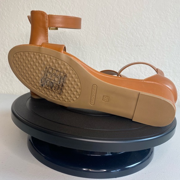 Aerosoles Willowbrook Wedge Sandal Tan - Picture 5 of 7